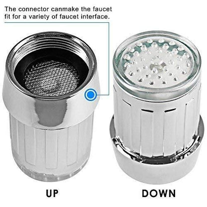 Color LED Light Changing Glow Sensor Water Faucet Tap